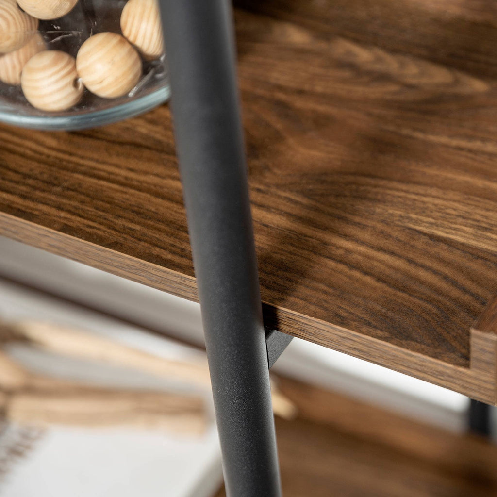 5 Tray Shelf Dark Walnut Bookshelf M69567