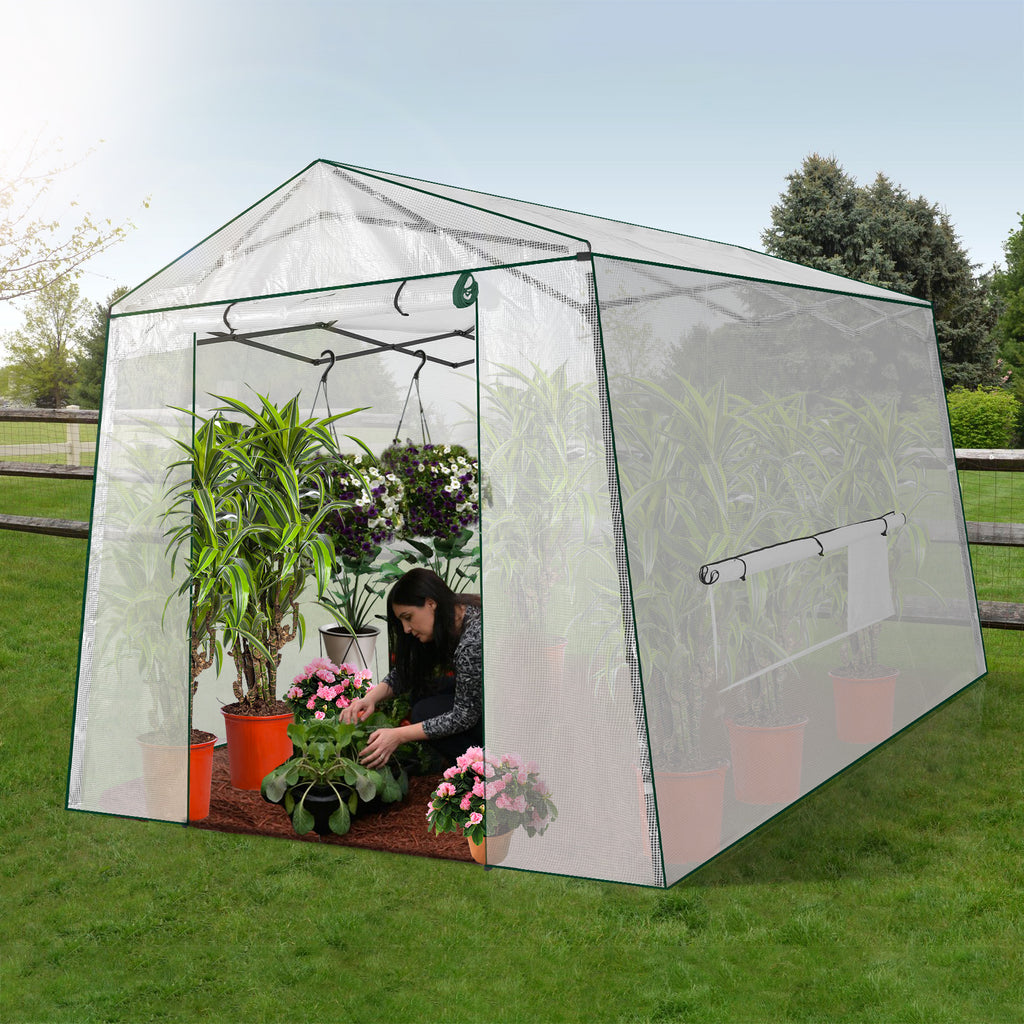 White Pop-up PVC Greenhouse Z7318