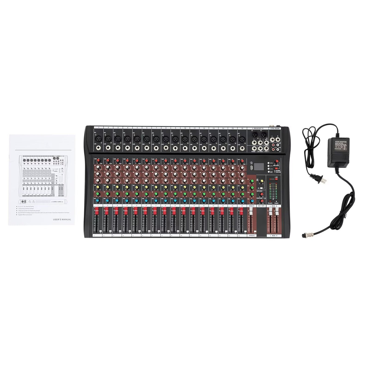 16 Channel Powered Mixing Console C492