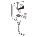 0.125 GPF Concealed Flush Valve P91085