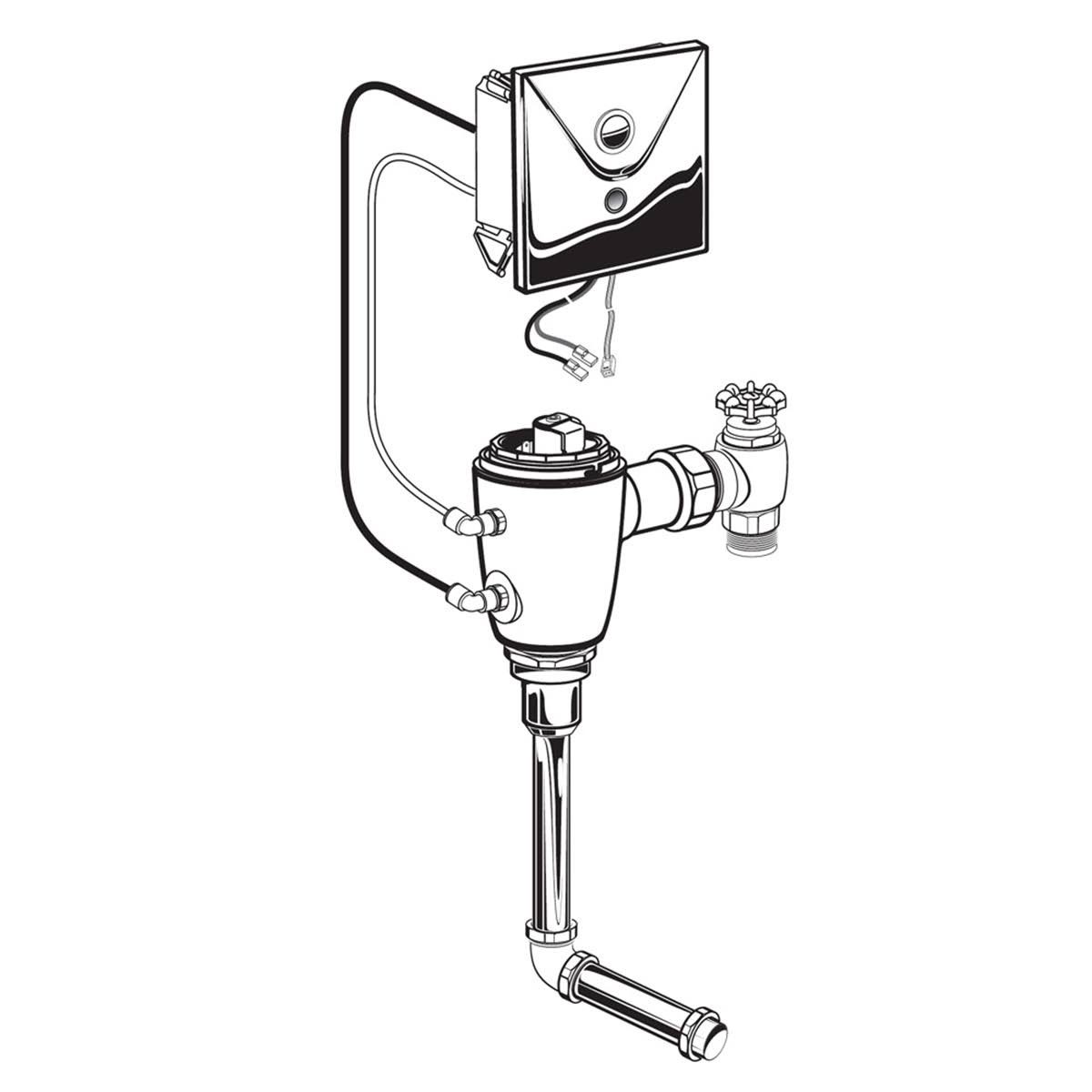 0.125 GPF Concealed Flush Valve P91085