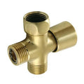 Brushed Brass Shower Diverter U2359