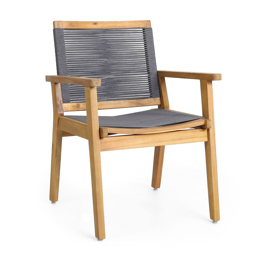 3PC Patio Acacia Wood Chat Set V4201