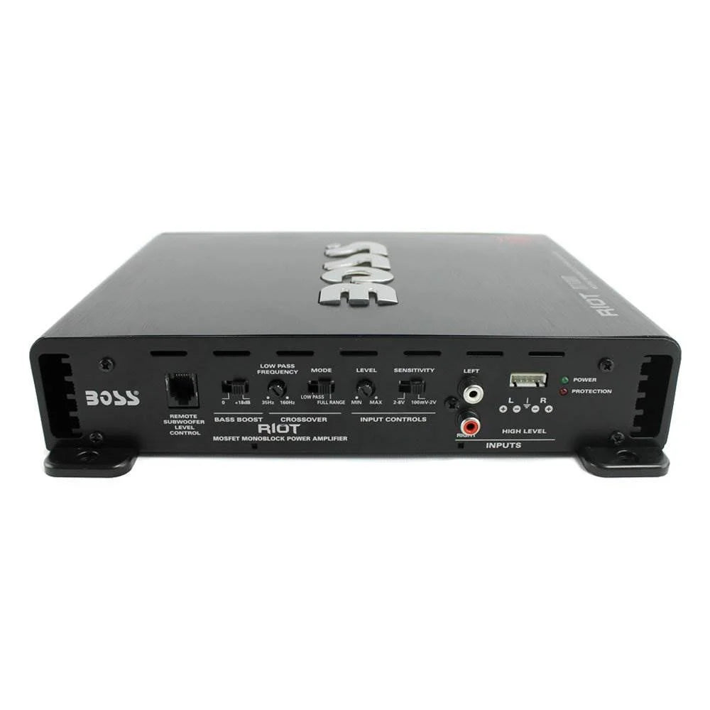 10" Box Subwoofers (2 Pack) with Amplifier and Wire Kit T2090