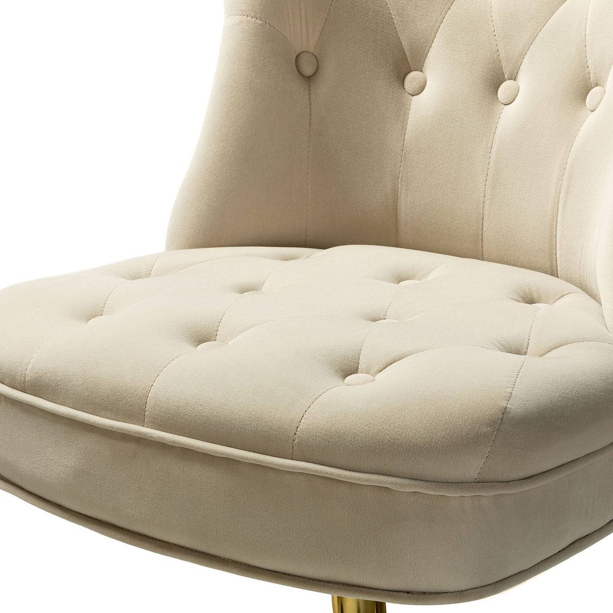 Tan Tufted Back Task Chair E83023