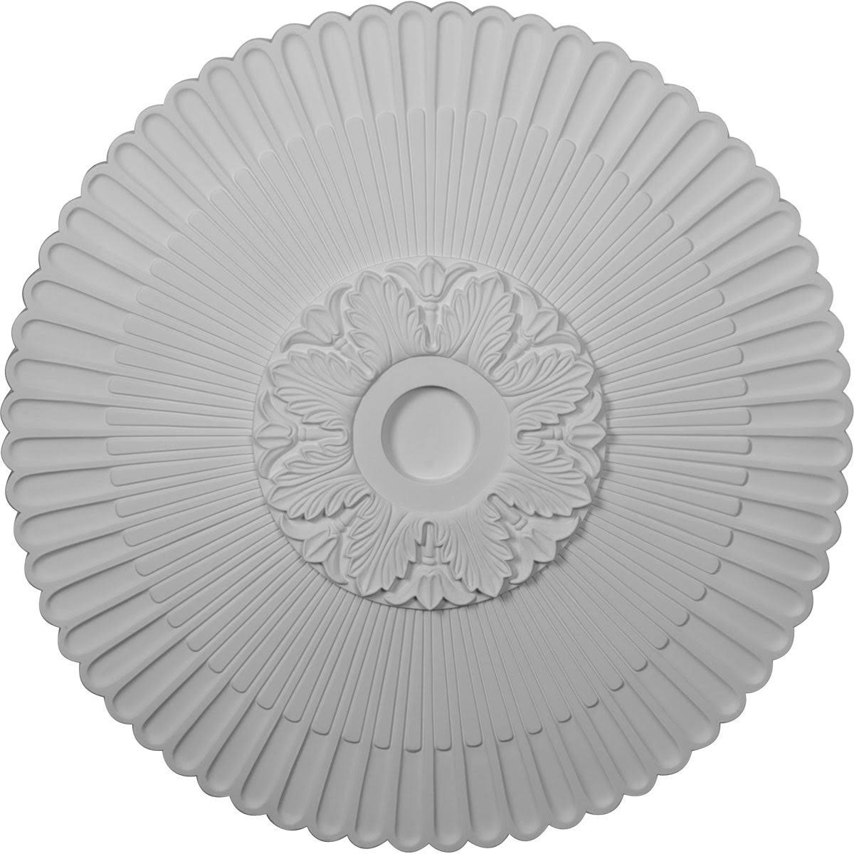 Hand-Painted Bronze Blue Patina Ceiling Medallion Z414