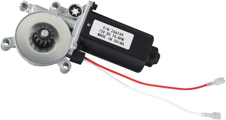 RV Power Awning Motor Replacement, Dual Connector, 12-Volt DC, 75-RPM, Pack of 2 P935448