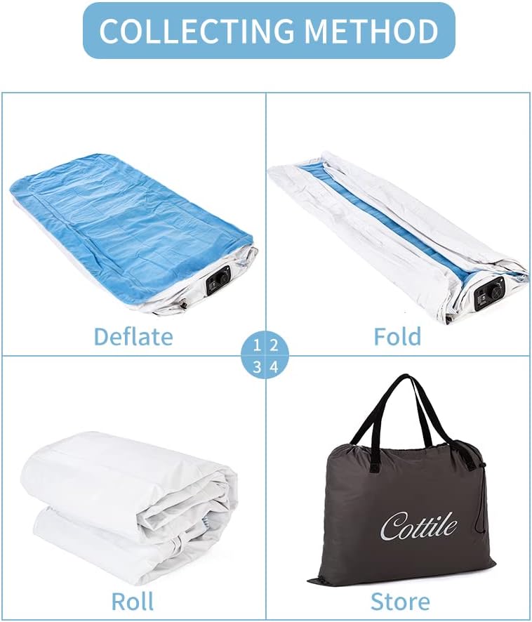 Air Mattress with Electric Internal Pump, Twin 75x40x18 J769