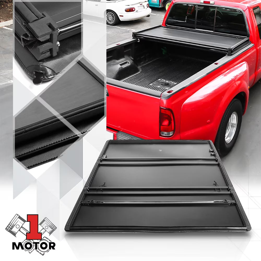 Tri-Fold Soft Tonneau Cover for Chevy S Truck L864