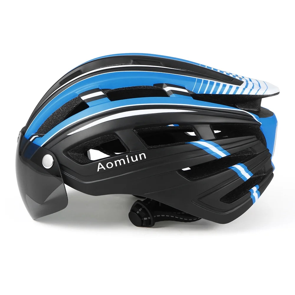 Mountain Bike Motorcycling Helmet with Detachable Magnetic Visor R5068