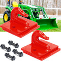 3/8" Bolt On Tractor Bucket Hooks, 2 Pack, Red S9154