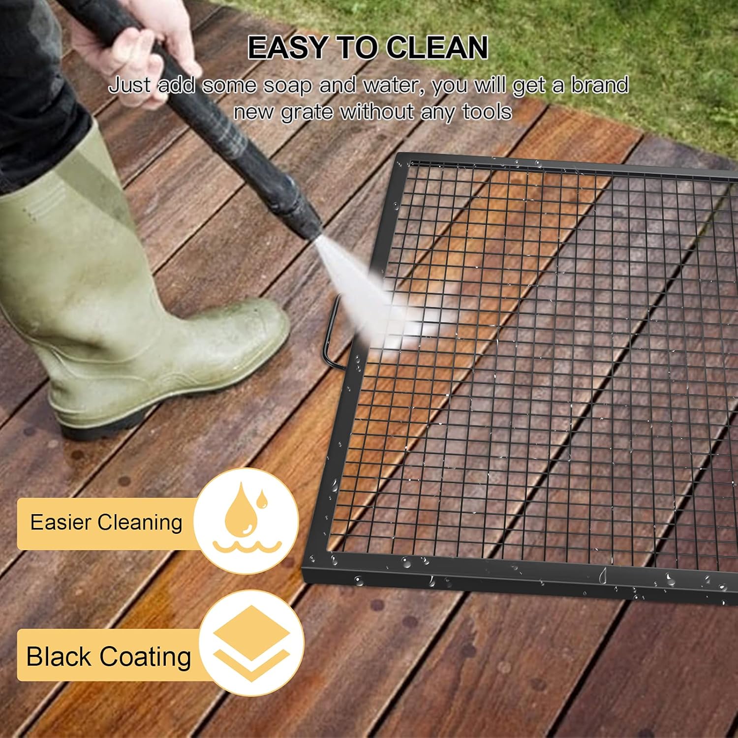 30 inch Steel Campfire BBQ Grill Grate V763501