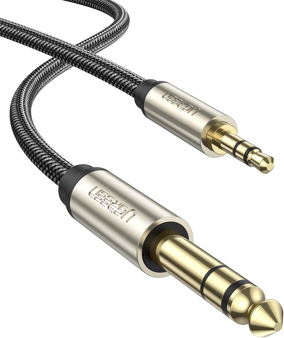 6.35mm to 3.5mm TRS Stereo Audio Cable 6FT E879229