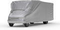RV Cover Compatible with Class C RV 23' - 26' Long, Fleece Lining, Includes Cable Lock, Storage Bag & Wind Straps J1772