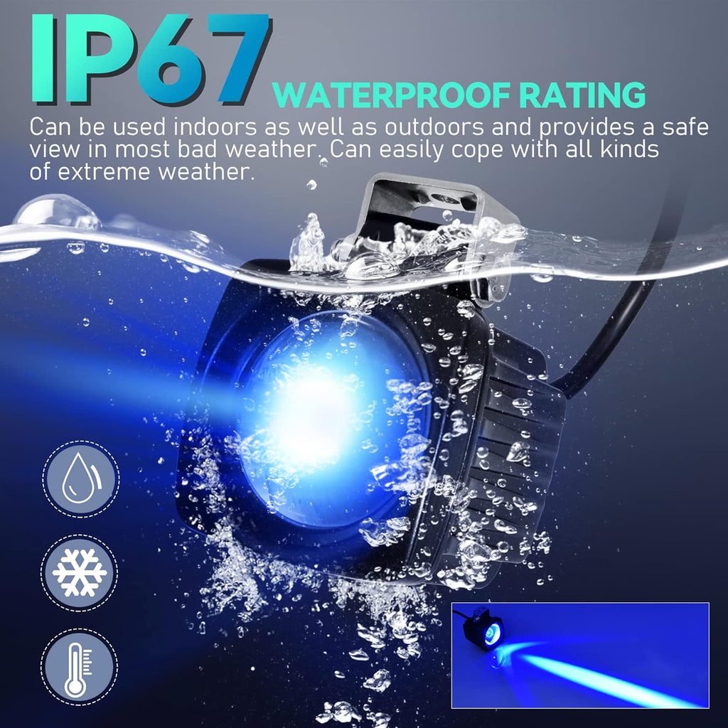Blue LED Forklift Safety Lights 10W Pack of 2 T140139