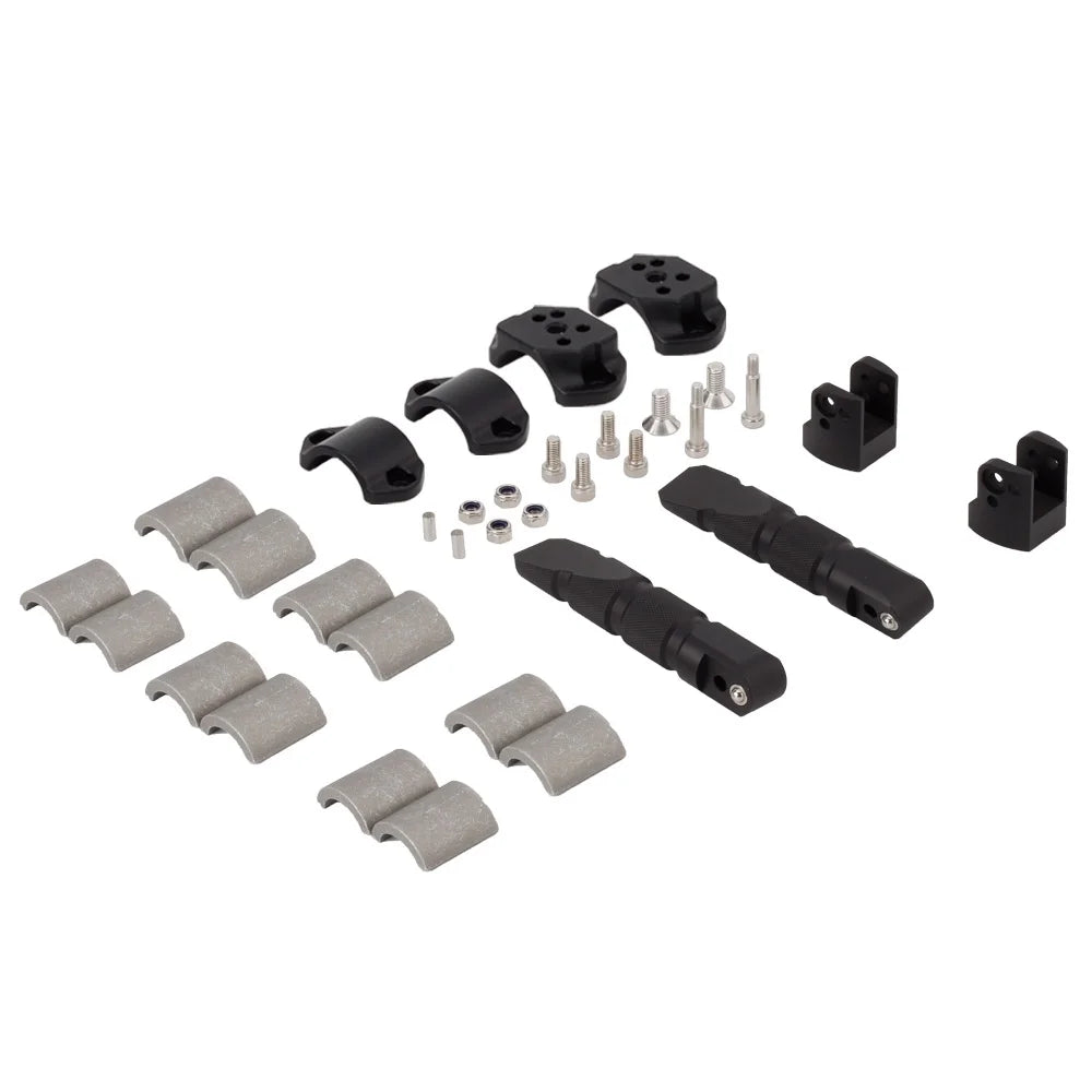 Universal Motorcycle 360 Rotatable Highway Crash Bar Foot Pegs W624022