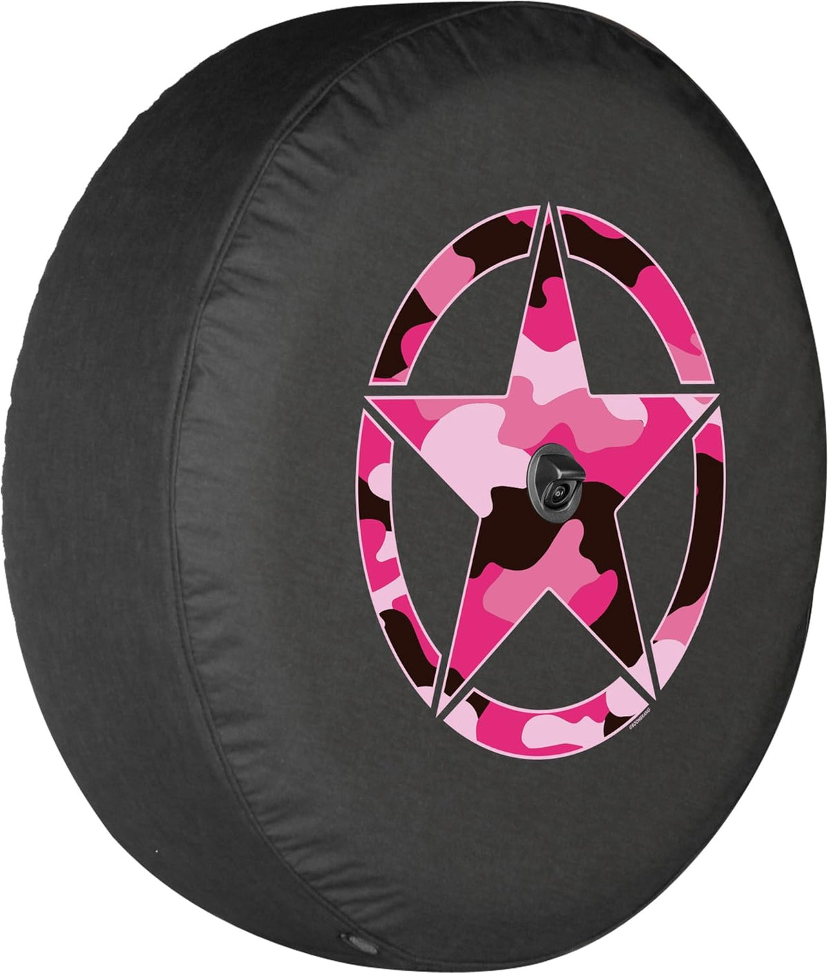 Camo Star Pink Print 32 Soft JL Tire Cover for Jeep Wrangler JL with Back-up Camera V177204