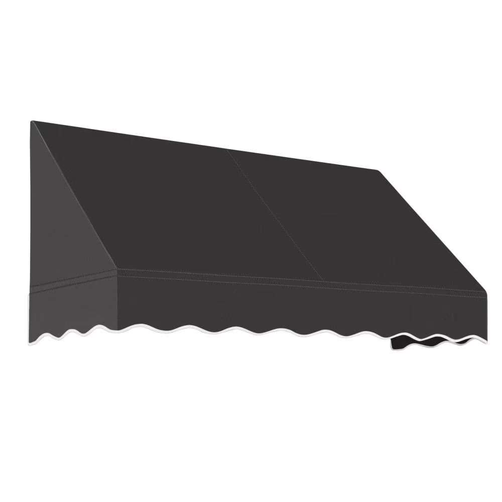 Black Acrylic Fixed Awning O628637