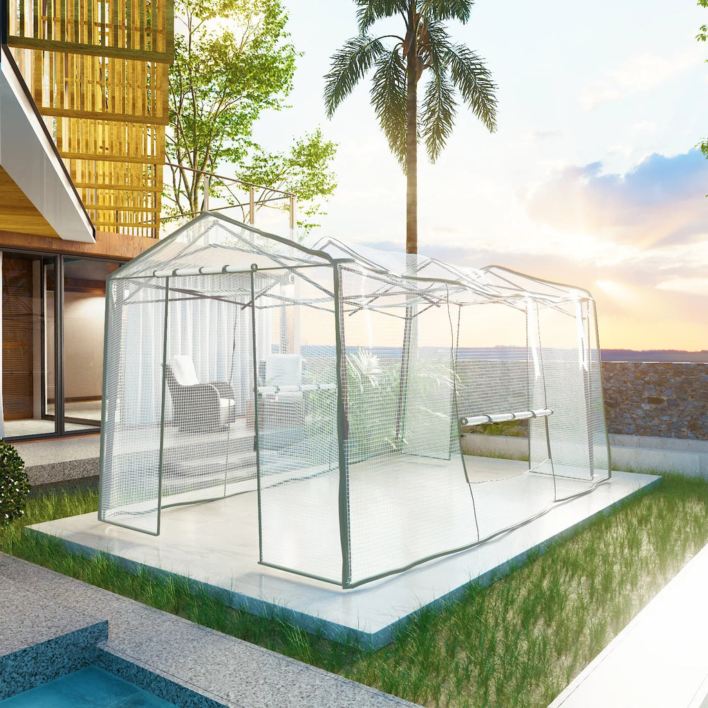 White Pop-up PVC Greenhouse Z7318