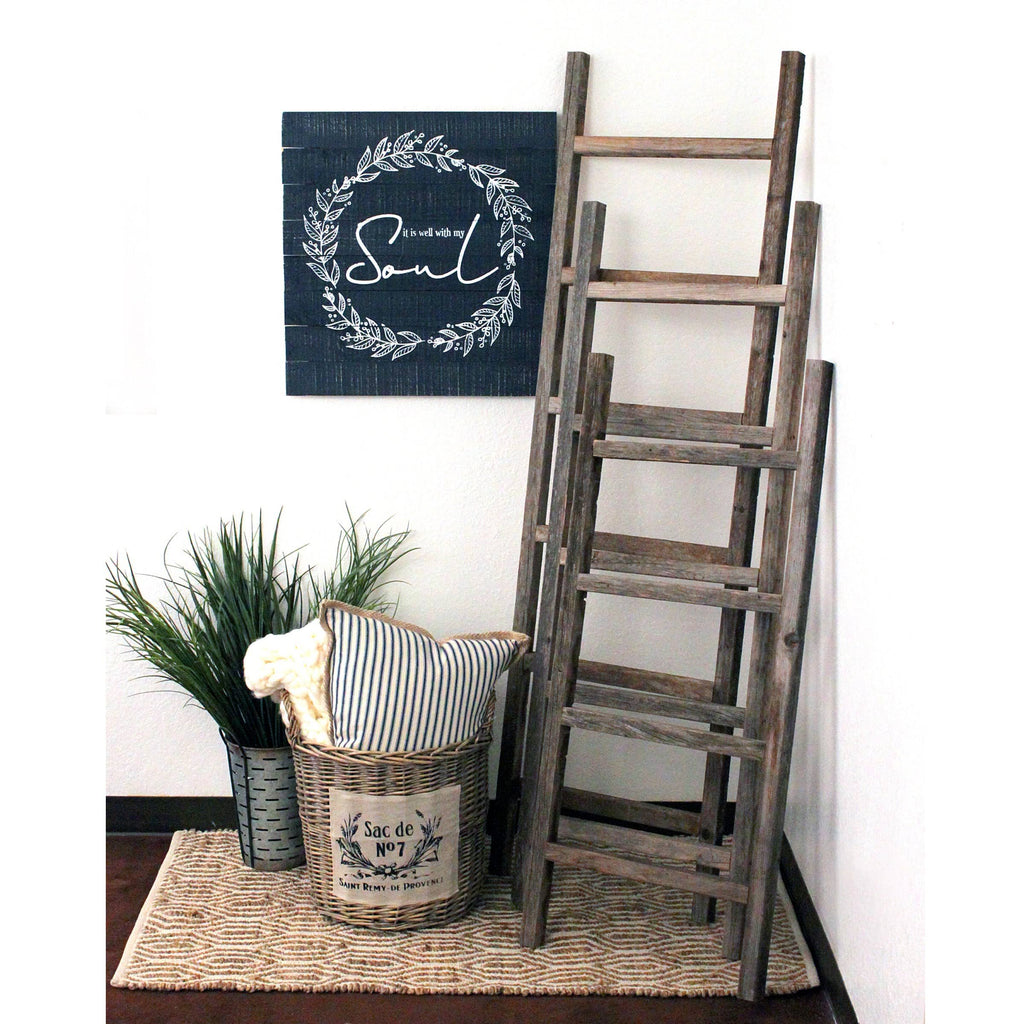 Turquoise 1.8m Decorative Ladder D69276