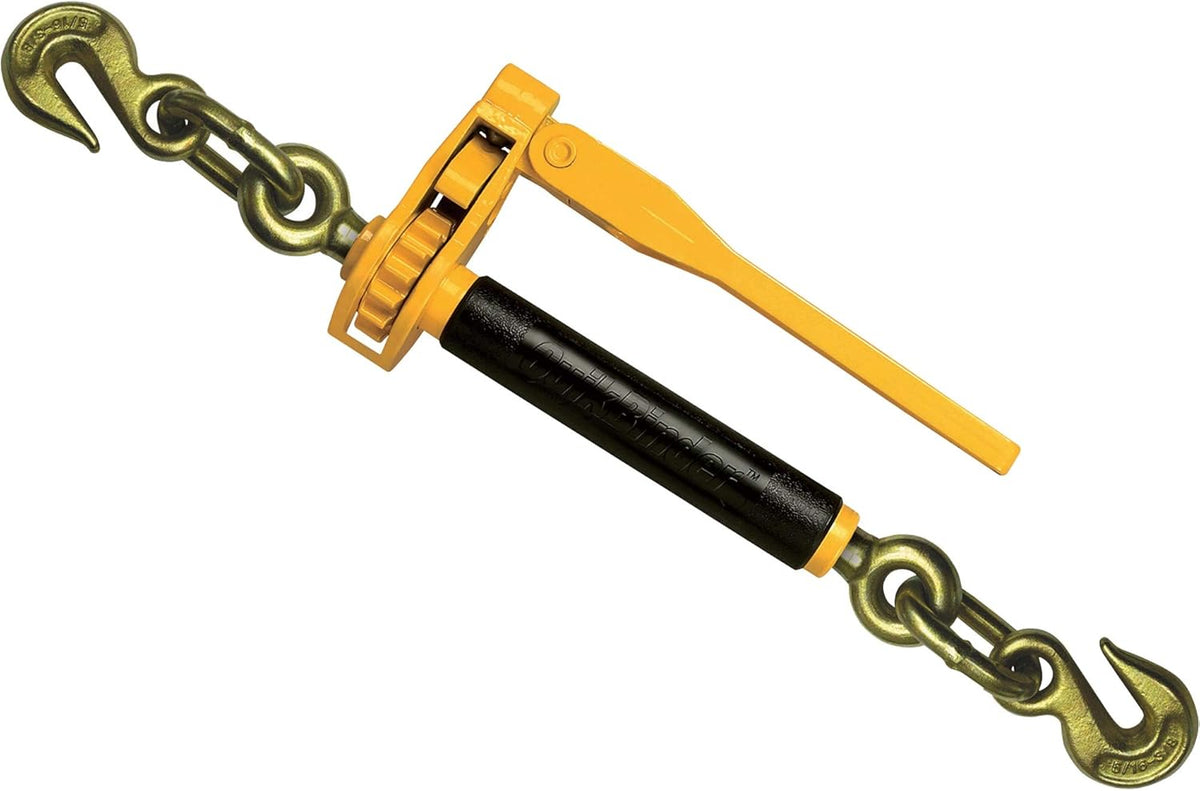 (2 Pack) 1/2 x 5/8 Ratchet Binder 18100 Lb WLL Chain Tow Heavy Equip Q99808