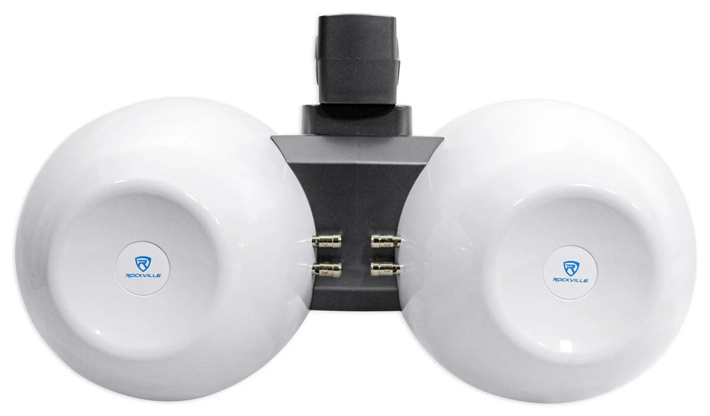 Dual 8" White 800 Watt Marine Wakeboard Tower Speaker System R19573