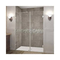 Frameless Hinged Shower Door, 56x22 x 72 C100