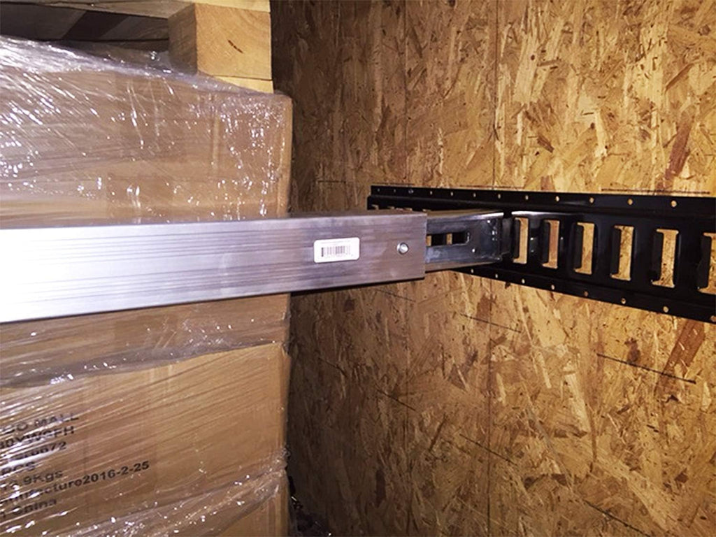 Two 84-96 Adjustable Heavy-Duty Aluminum E-Track Decking Beam K120