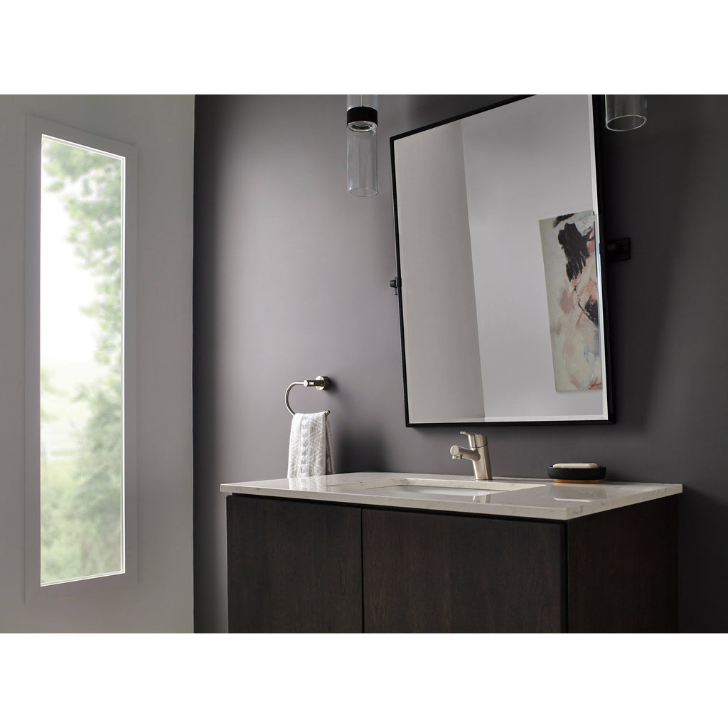Brushed Nickel Single Handle Lavatory Faucet X9866