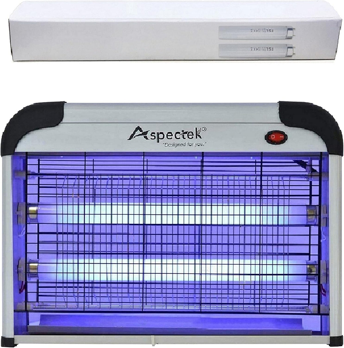 20W Bug Zapper Insect Fly Killer Indoor Black Pack of 2 W833