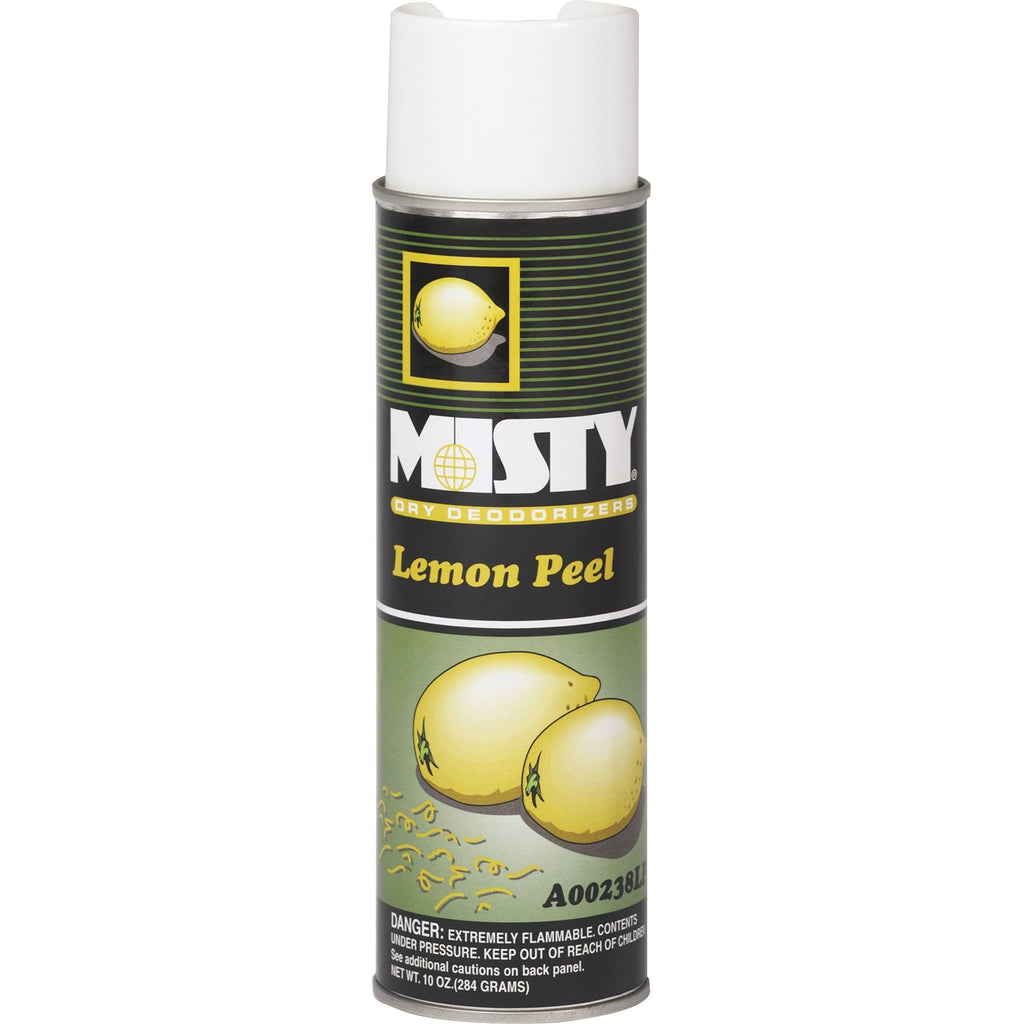 Lemon Peel Handheld Air Deodorizer Aerosol, 10oz, 12/Carton P358