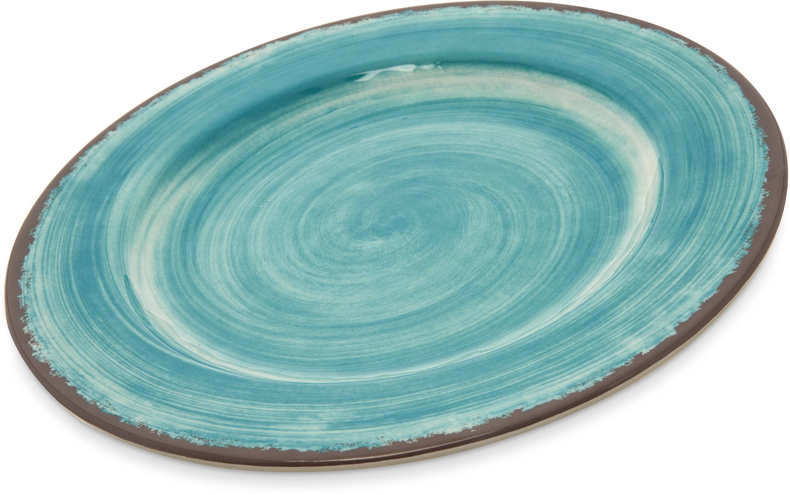 Aqua Melamine Dinner Plate P53539