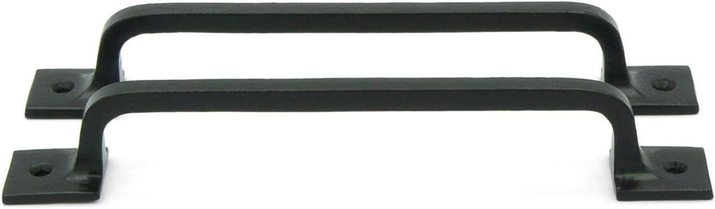Black Cast Iron Pull Handles 12 inch Set of 2 A139