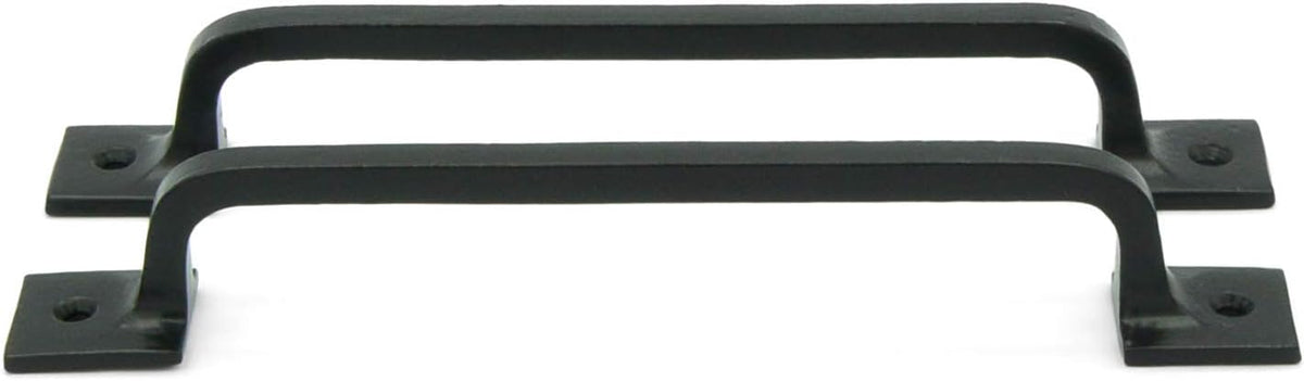 Black Cast Iron Pull Handles 12 inch Set of 2 A139