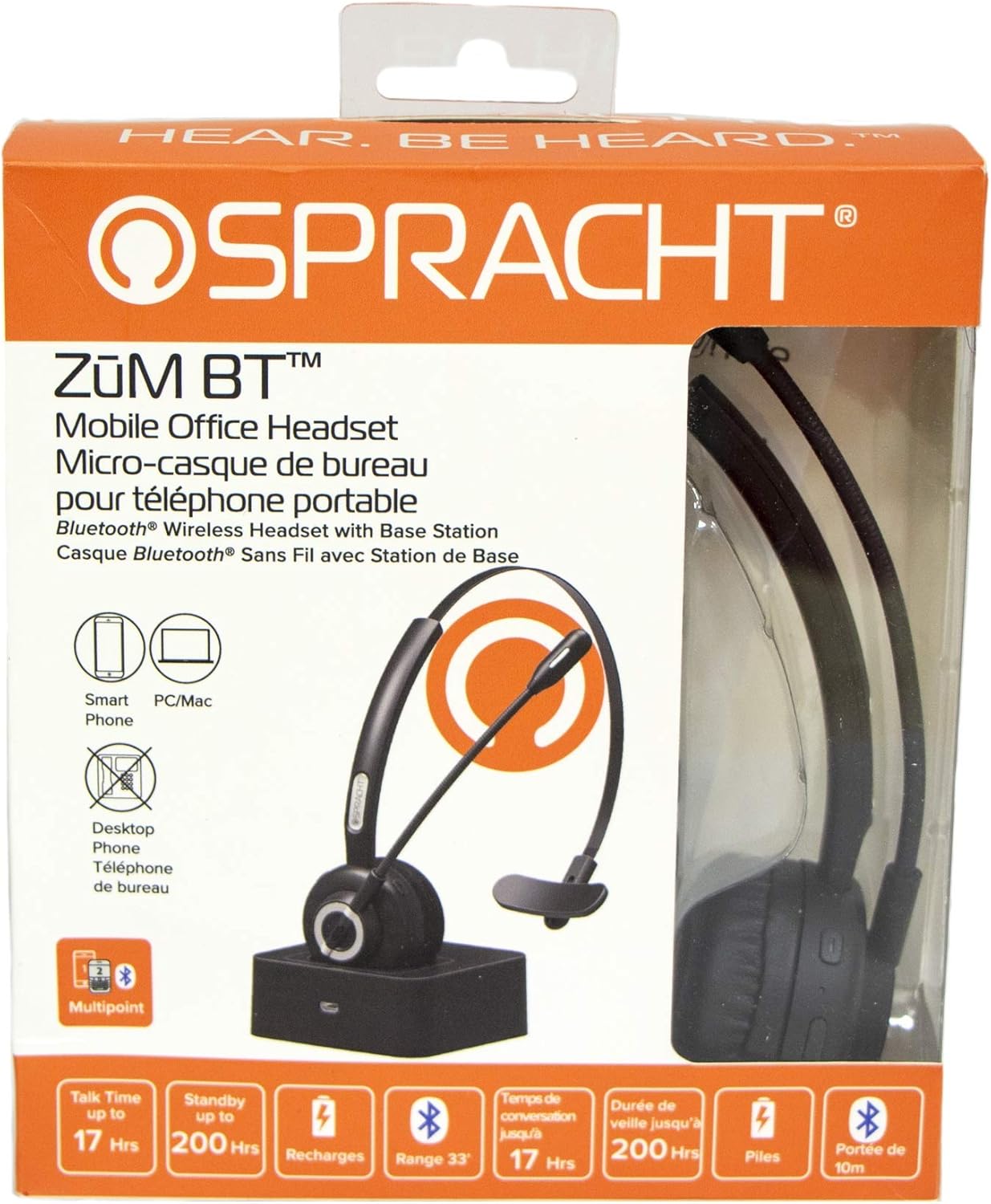 Wireless Bluetooth Mobile Office Headset Pack of 2 M325830