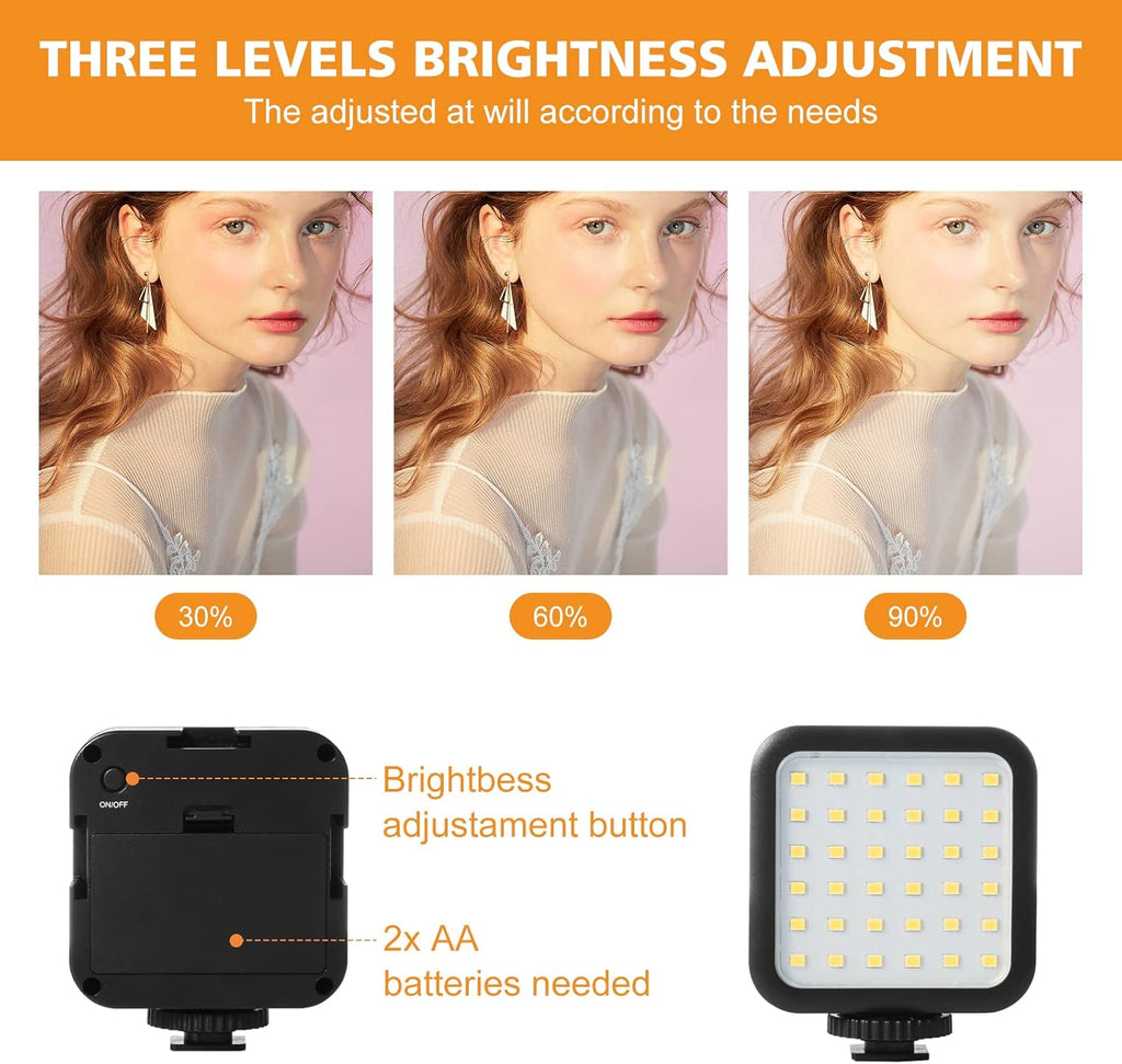 Smartphone Video Kit with LED Light, Wireless Remote, Phone Holder, Mic, Extendable Tripod Stand Z10624