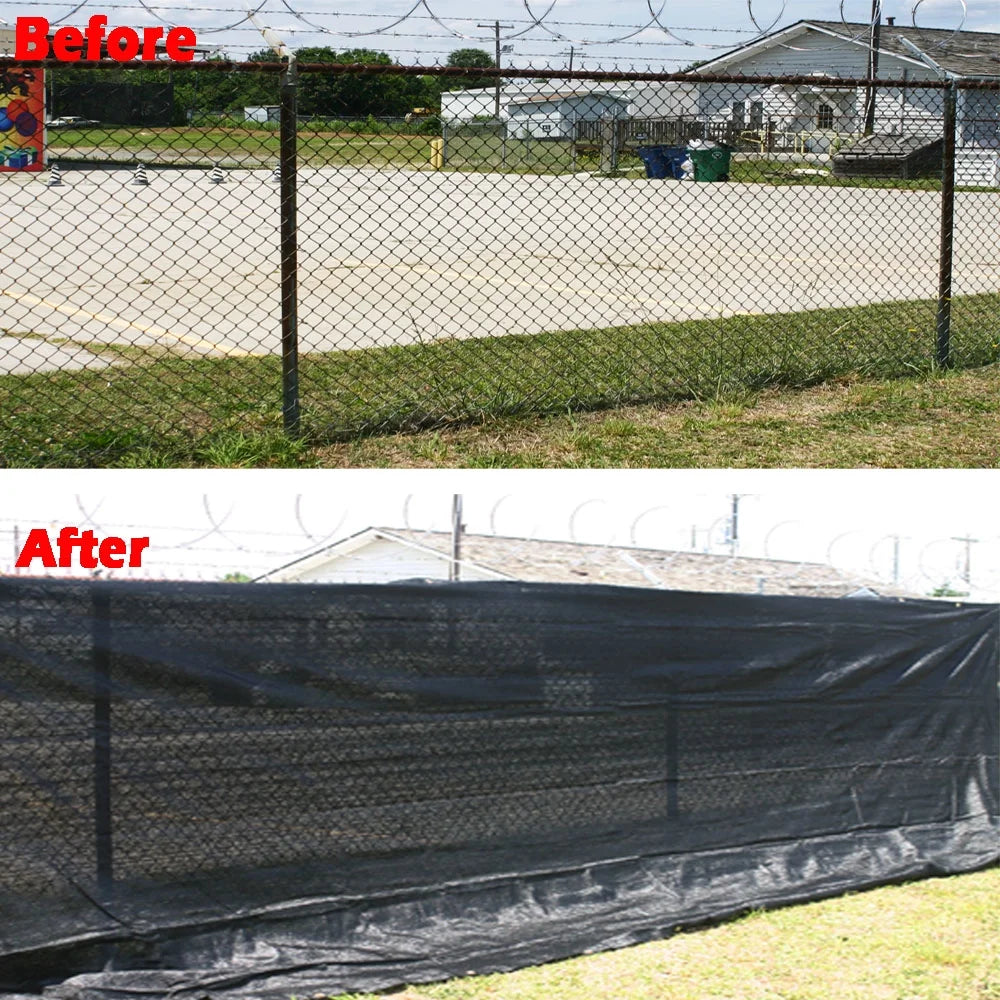 Green 10 ft. x 30 ft. 7 oz Privacy Fence Screen J119409