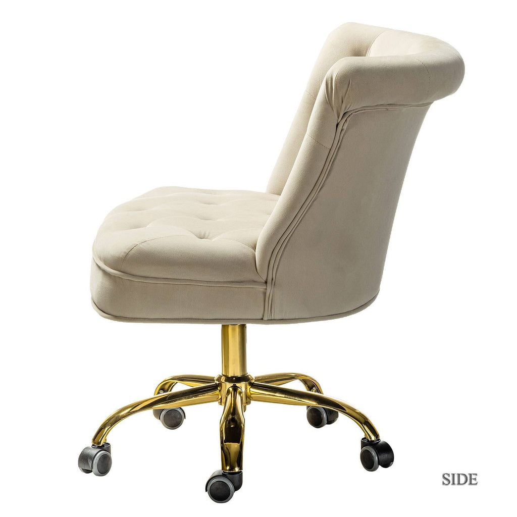 Tan Tufted Back Task Chair E83023