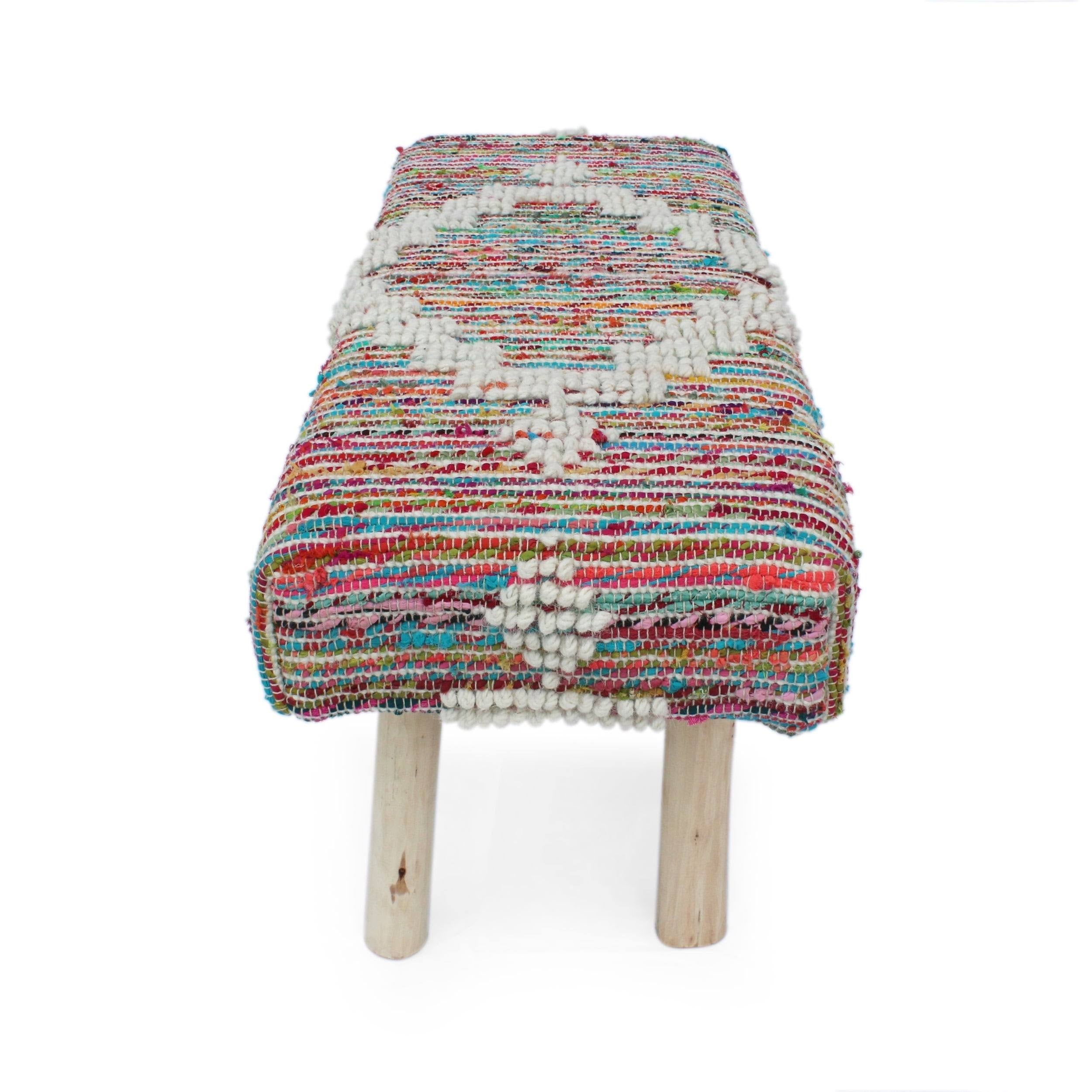 Rectangular Bench Dark Beige F224