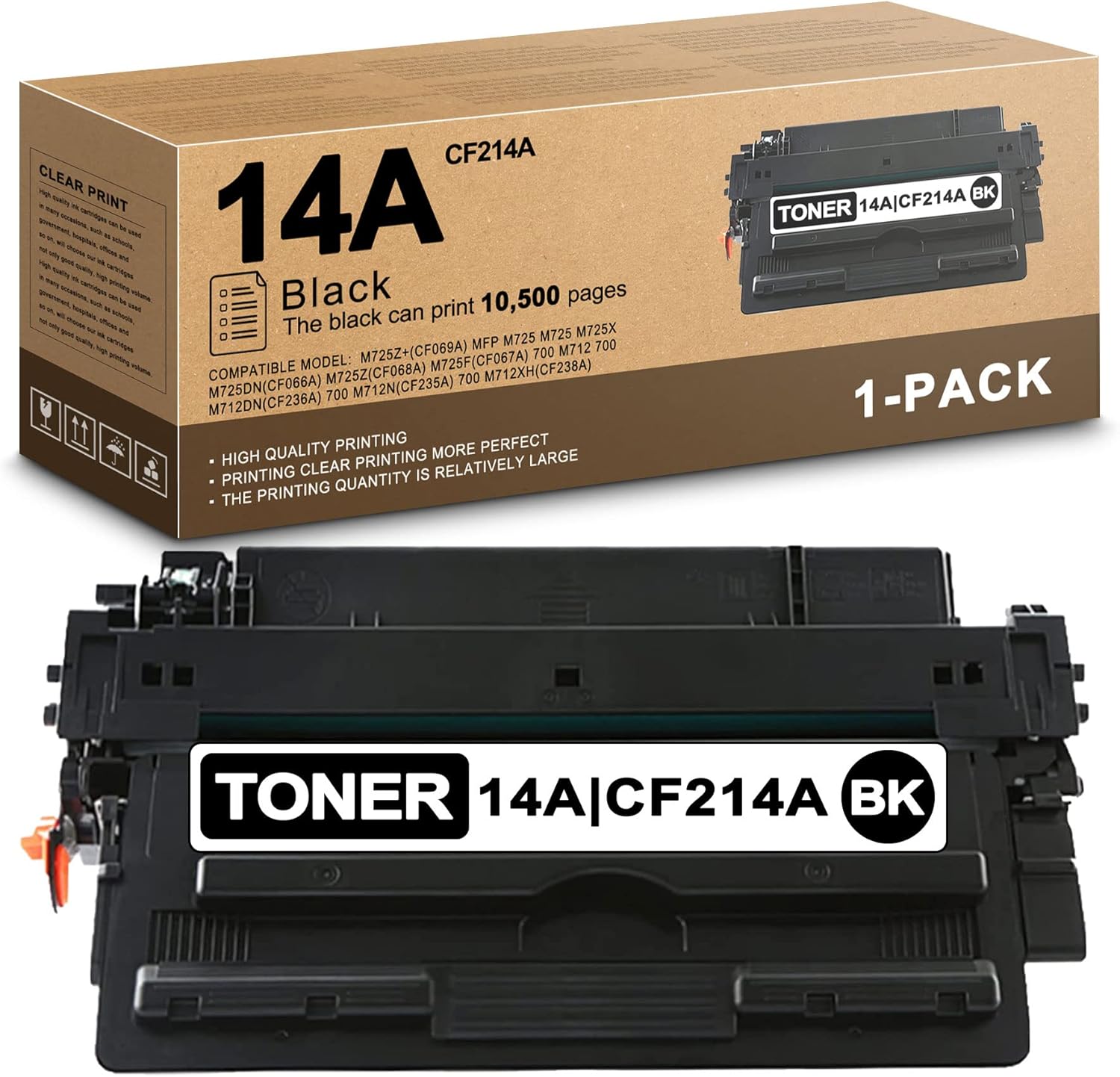 Black Compatible Toner Cartridge 1 Pack A728