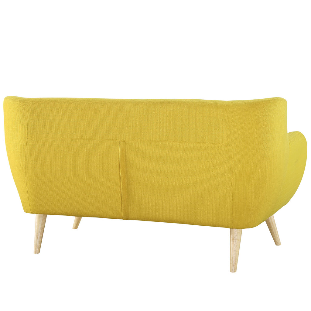 Yellow Fabric Two PCS Living Room Set K4552