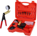 Brake Bleeder Kit Vacuum Pump Handheld 2 in 1 Test Set with Adapters Case Pack of 2 J2372