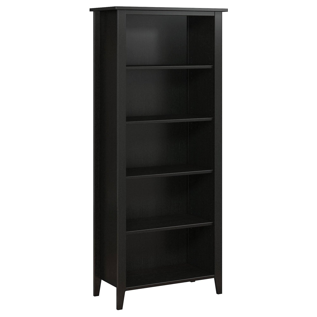 5 Shelf Bookcase, Black Suede Oak N681751