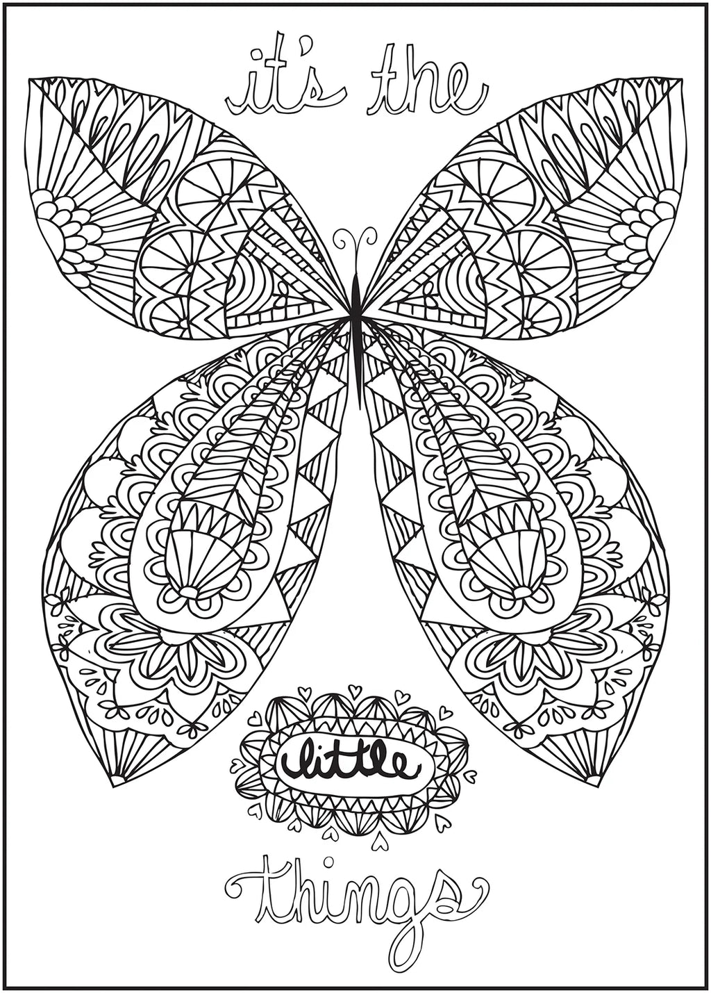 64 Pages Adult Coloring Book O171