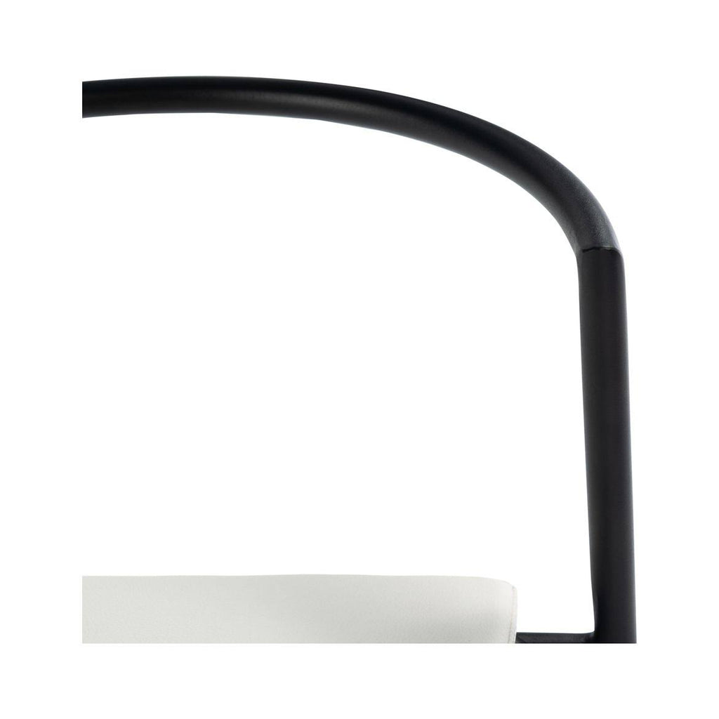 26-inch Counter Stool White/Black Z100