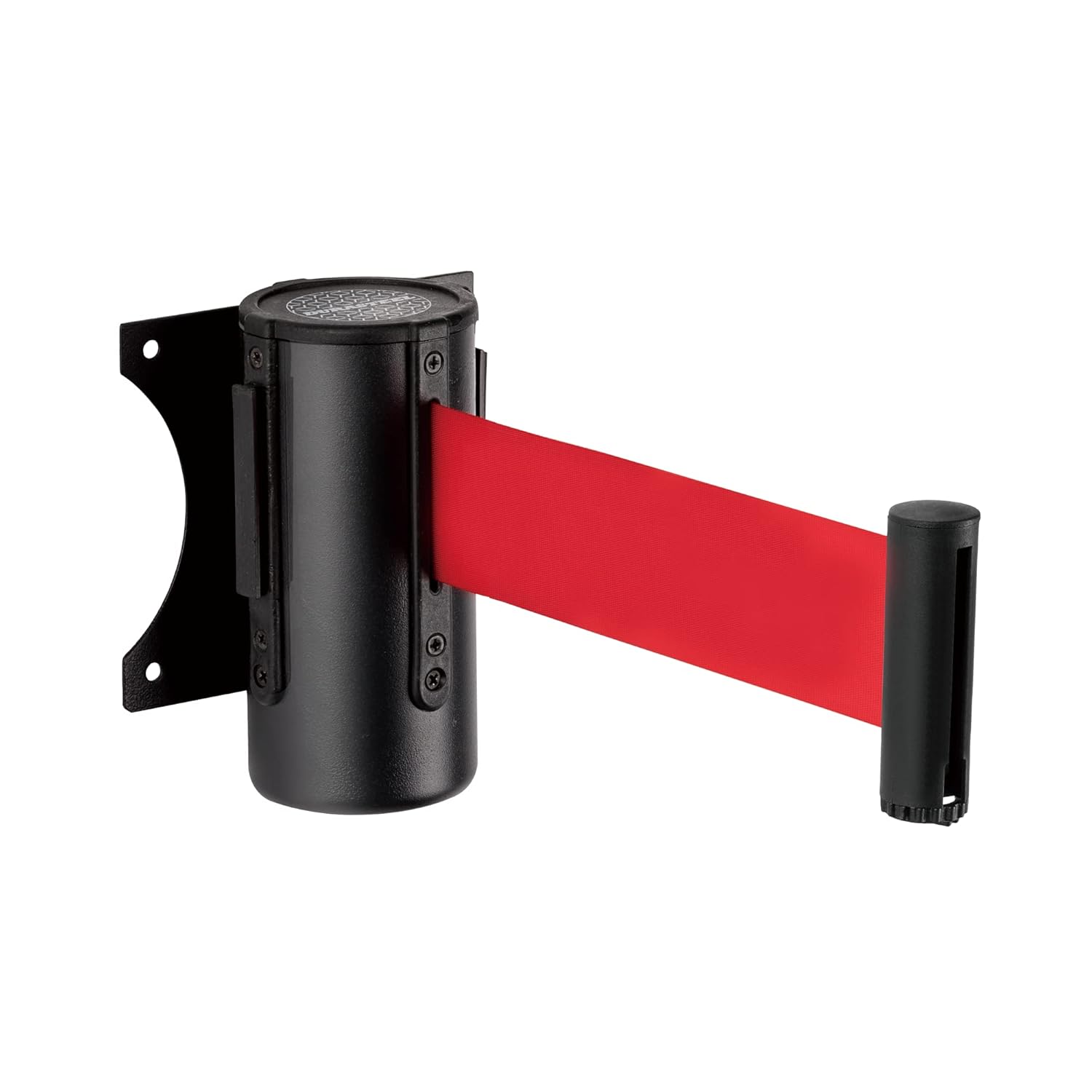 Black Retractable Wall Mount Caution Belt F596740