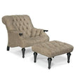 Tufted Rectangle Ottoman U692145