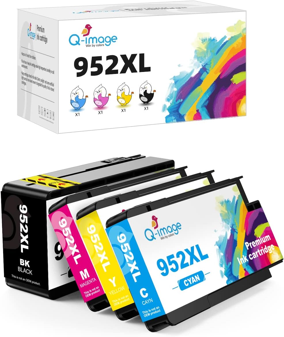 952XL Ink Cartridges High Yield 5 Pack (2 Black, 1 Cyan, 1 Magenta, 1 Yellow) L951