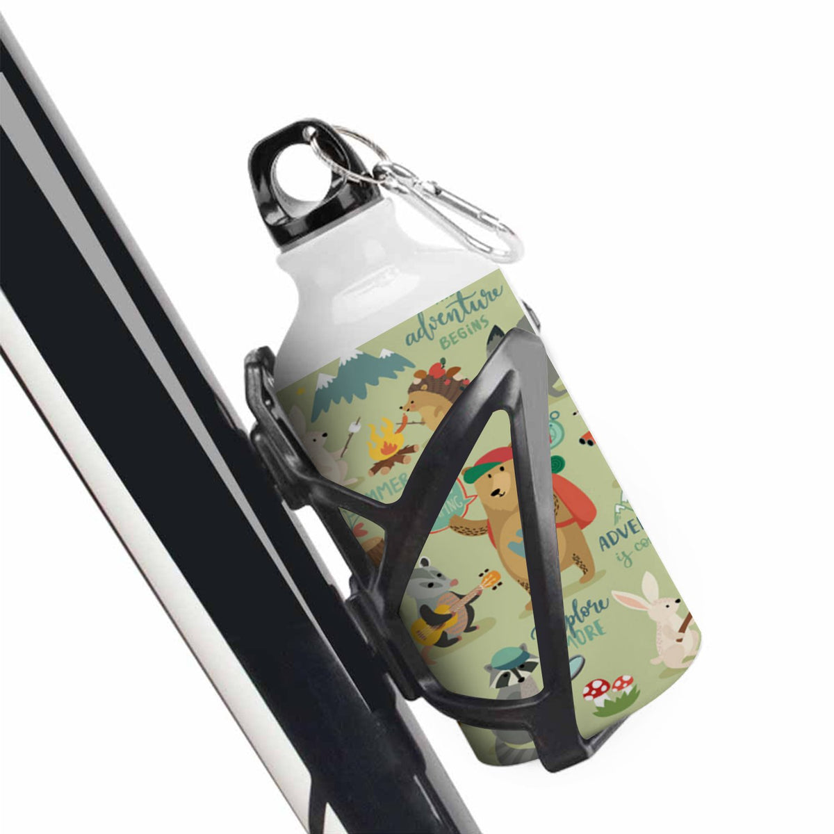 400ml Sport Aluminum Water Bottle with Twist Cap I371
