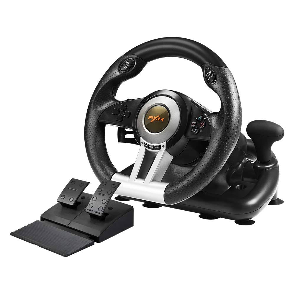 180 Degree USB Racing Wheel with Pedal Y718